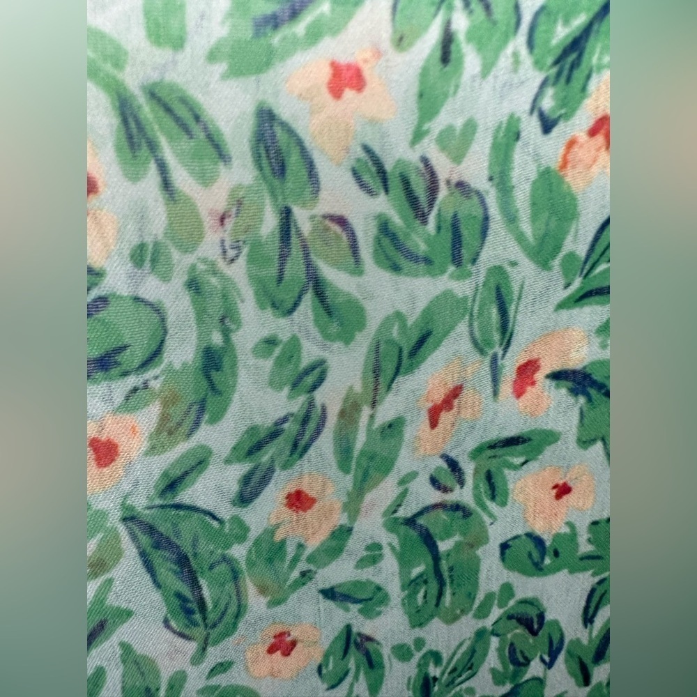 Anthropologie Roller Rabbit Floral Caftan Sz S/XS - Picture 9 of 12